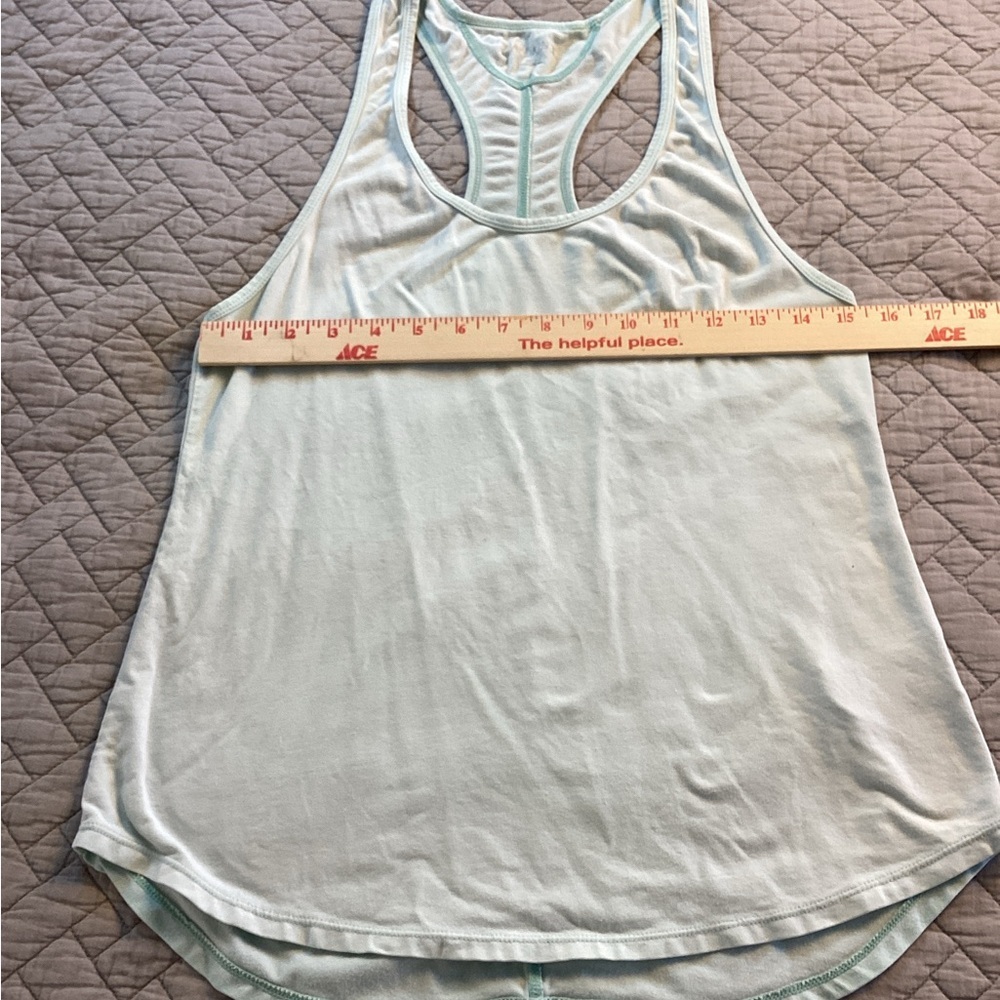 Danskin Light Green Yoga Tank Top Sz S - Picture 8 of 9